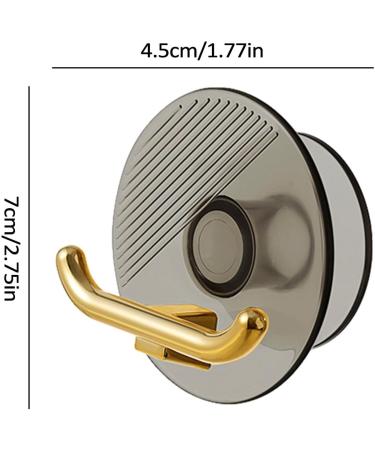 YAJEXUN Plug-In Cable Holder | Self-Adhesive Toothbrush & Razor Organizer | Boring-Free Shower Storage Hook - Translucent Gray - Buy Online on SooperMarket.com