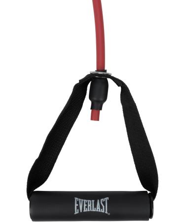 Everlast Medium Resistance Band - Durable Latex Tube with Padded Handles Ideal for Pilates Home Gym Fitness Weight Loss Full-Body Workouts Great Exercise Equipment for Home & Recovery - Buy Online on SooperMarket.com