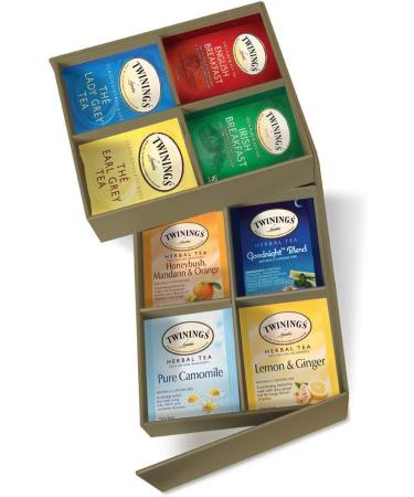 Twinings Tea Classics Sampler Gift Box | Exquisitely Curated Variety Collection | 40 Count Tea Bags | Enjoy Hot or Iced - Buy Online on SooperMarket.com