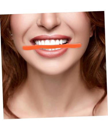 Angoily Facial Smile Maker Arm Sleeves - Face Trainer & Slim Mouth Exerciser | Enhance Your Smile & Beauty - 11.5X2.5cm Orange - Buy Online on SooperMarket.com