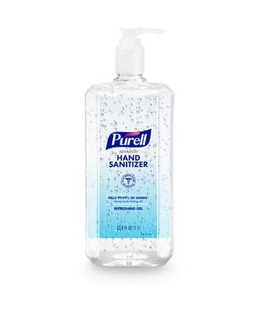 Purell Advanced Hand Sanitizer Refreshing Gel, Clean Scent, 1 Liter Pump Bottle (Pack of 1)  9632-04-CMR