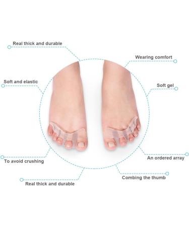 Toe Separators & Straightener for Pain Relief, Overlap Prevention - Flexible Footcare Solution - Buy Online on SooperMarket.com