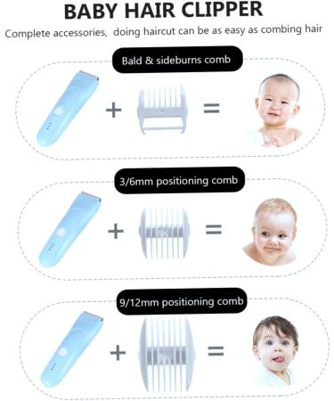 FOMIYES 1 Set Electric Beard Trimmer Baby Hair Clipper Scissors Baby Hair Trimmer Electric Rechargeable Hair Trimmer Baby Barber Tools Toddler Presents Charging Mode Plate Newborn - Buy Online on SooperMarket.com