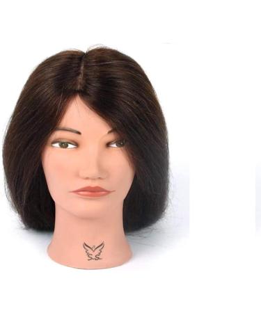 16 Inch Female Adjustable Tailor Puppet & Training Head Hazy Mannequin for Cosmetics & Hair Styling - Buy Online on SooperMarket.com
