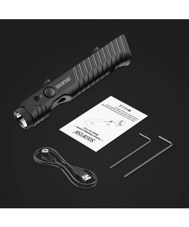 Solofish 1450 Lumens MLOK Mount Tactical Flashlight with Green Laser Sight | Magnetic Rechargeable Laser Light Combo for M-Lok Rail - Buy Online on SooperMarket.com