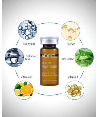 VOFEL Anti Aging Serum for Wireless Beauty Pen - Professional Skin Care with 12 Replacements - Buy Online on SooperMarket.com