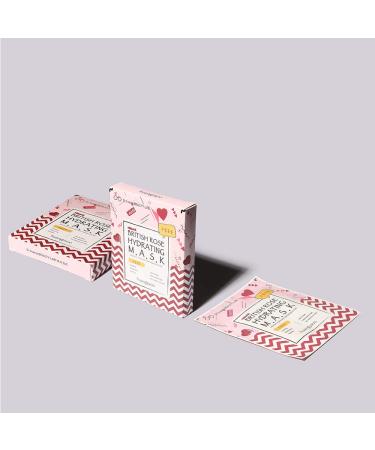 Huangjisoo British Rose Hydrating Beauty Mask - 1 Sheet (25ml) | Nourishing Skincare - Buy Online on SooperMarket.com