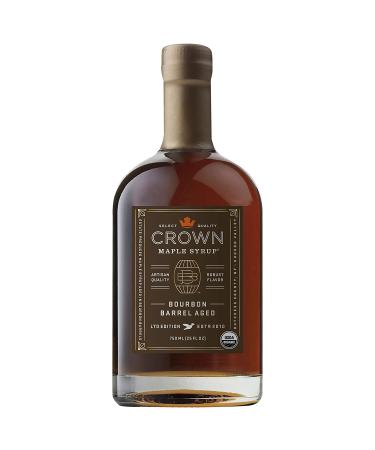 Crown Maple Bourbon Barrel Aged Organic Maple Syrup 750ML - Premium Flavor & Quality - Buy Online on SooperMarket.com