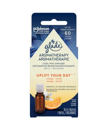 Glade Essential Oil Diffuser Refill Use with Cool Mist Aromatherapy Diffuser Air Freshener for Home Uplift Your Day Scent with Notes of Orange & Neroli 1 Count