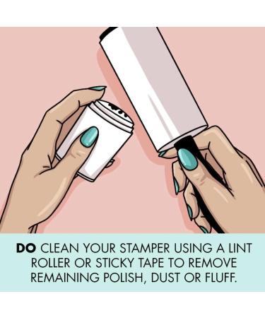 Crystal Clear Stamper & Scraper - Nail Art Stamping Tool - Buy Online on SooperMarket.com
