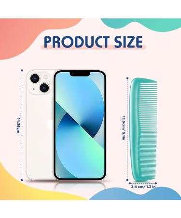 4-Piece Plastic Hair Combs Set for Women and Men - Fine and Standard Tooth Hair Cutting, Dressing, and Styling Combs - Hairdressing Barber Salon Tool - Multi Color - Buy Online on SooperMarket.com