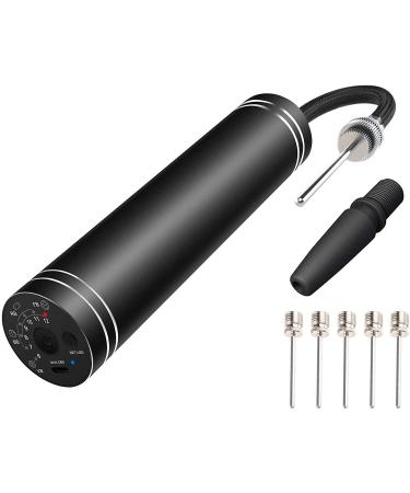Ball Pump for Sports Balls, Morpilot Electric Basketball Pump Portable Air Pump for Balls Football, Soccer, Volleyball, Rugby, Swimming Ring, 4 Ball Modes, Auto Off, Fast Inflation with Needles