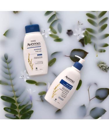 Aveeno Skin Relief Fragrance-Free Body Wash - 12 oz | Soothing & Hydrating - Buy Online on SooperMarket.com