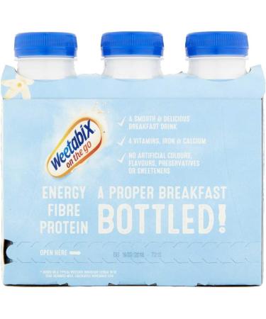 Weetabix On the Go Breakfast Drink Vanilla 3 x 250ml - Natural Vanilla Flavor - Pack of 1 - Buy Online on SooperMarket.com