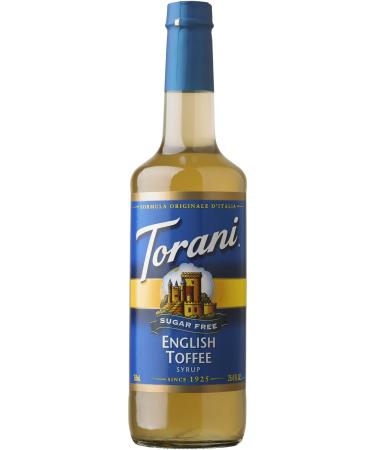 TORANI Sugar Free English Toffee Syrup 750ml PET