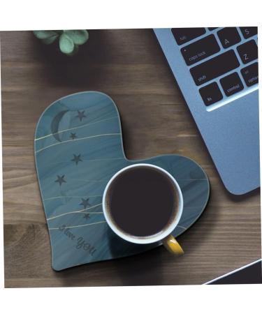 NUOBESTY 3pcs Coaster Mold Silicone Molds Heart Silicone Zip Pull Crystal Epoxy Mold Crafts Heart-shaped Whitex3pcs 13.6X13CMx3pcs - Buy Online on SooperMarket.com