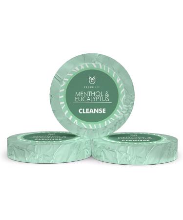 Fresh Faze Menthol & Eucalyptus Shower Steamer - Organic Essential Oils - Aromatherapy for Stress Relief - 15 Tablets - Buy Online on SooperMarket.com