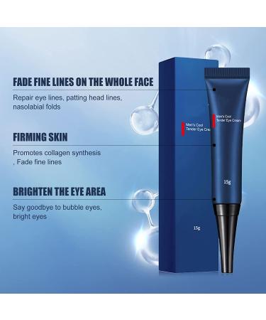 Awaken Peptide Depuffing Eye Gel for Men - Moisturizing, Firming, Anti-Aging Serum (5PCS) - Buy Online on SooperMarket.com