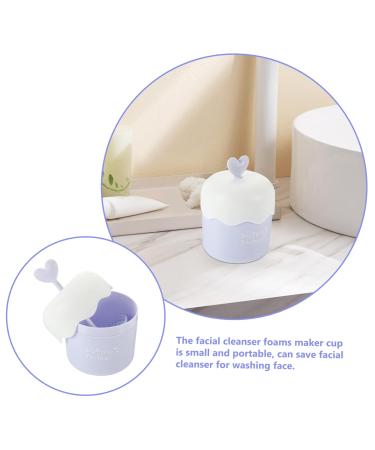 FRCOLOR 2 Pcs Marshmallow Whip Maker - Sky Blue Foam Cup for Skincare & Face Wash | Portable Rich Foam Maker - Buy Online on SooperMarket.com