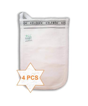 KESE Deep Exfoliating Body Scrub Mitt - Turkish Hammam Spa Glove for Dead Skin & Cellulite Removal - 4 Pack - Buy Online on SooperMarket.com