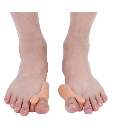 10pcs Orthopedic Bunion Splint Corrector Toe Separators - Skin Color - Buy Online on SooperMarket.com