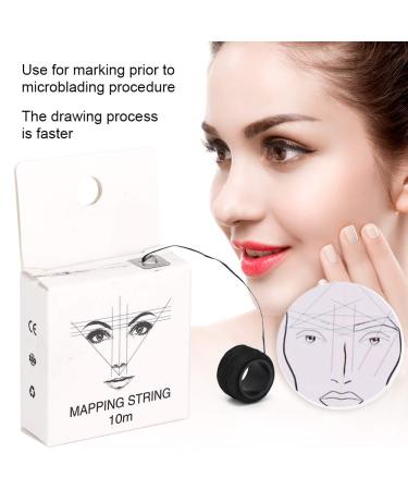 Filfeel Pre-Einked Mapping String for Eyebrow Measurement | Microblading Marker Thread Tool | 10m - Essential Microblading Supplies - Buy Online on SooperMarket.com