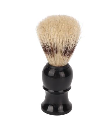 Plplaaoo Shaving Brush shaving brush shaving brush for men small sustainable black with a curved handle foaming bare cleaning brush for the home salon on trips shaving brushes men Rasi