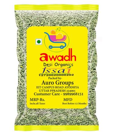 Awadh-Organic Sounf 50g | Fennel Seeds| Variyali | 100% Natura| Saunf | Sompu| Whole Spices | Khada Masala | Sabut Masala| Mouth Fresheners Sounf | Soff