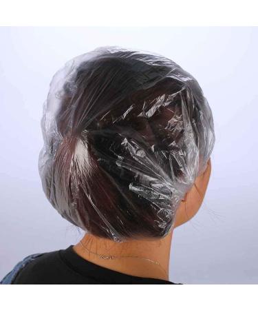PandaSpa Disposable Shower Caps - Pack of 100 Clear Plastic Hair Care Caps - Buy Online on SooperMarket.com