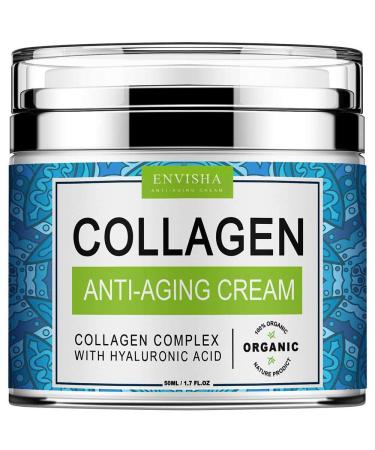 ENVISHA Collagen Hyaluronic Acid Anti-Wrinkle Cream - Smooth Skin Reduce Fine Lines & Wrinkles Anti-Aging Day & Night Cream (1.7 Floz) - Shop Internationally - Buy Online on SooperMarket.com