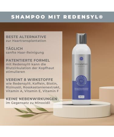 K -Hair Circulation Shampoo 250ml | 1% Anti-Hair Loss Treatment for Men & Women | Boost Hair Growth & Revitalize Scalp - Buy Online on SooperMarket.com