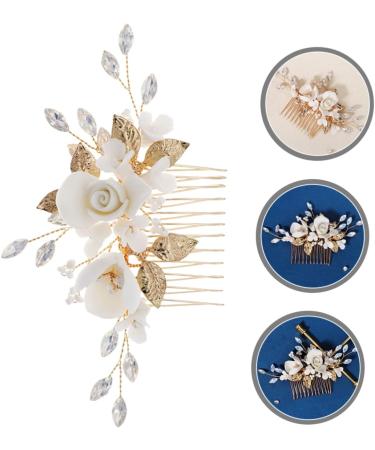 KOMBIUDA Bridal Comb Bride The Photo Ceramics The Flowers - Buy Online on SooperMarket.com