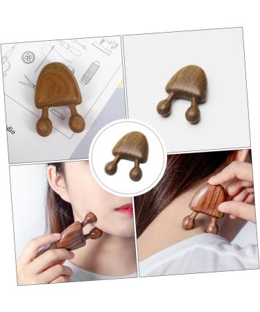 Anneome 1pc Massage Comb Muscle Roller Massager Small Massager Wooden Body Acupoint Massager Acupressure Roller Massager Wooden Acupoint Massager Green Sandalwood Whole Body Pendant - Buy Online on SooperMarket.com