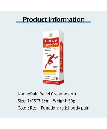 KONGDY Hot Capsicum Pain Cream | Extra Strength Capsaicin Heat Cream - Buy Online on SooperMarket.com