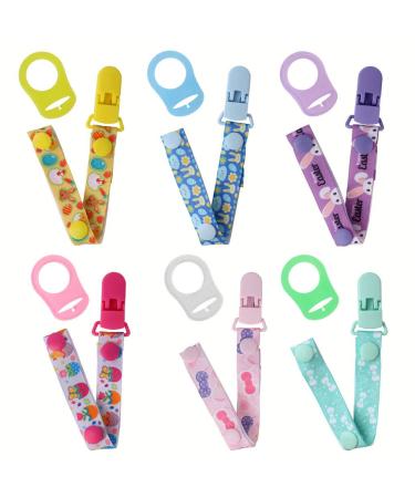 TIAN-K Pink Pacifier Chain with Clip Holder for MAM Rings | Baby Nipple Leash | International Shipping Available - Buy Online on SooperMarket.com