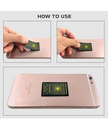 Cell Phone Health Care PVC Anti Radiation Shield Stickers 5G EMF Protection Negative Ion Energy Quantum Neutralizer Scalar Sticker 16PCS - Buy Online on SooperMarket.com