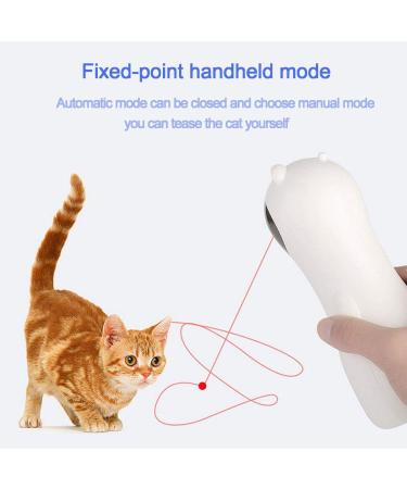 Cat Laser Toy Automatic Interactive Cat Laser Toy Pet Chasing Toy Cat Laser Pointer Cat Light Toy Laser Cat Indoor Electric Toy for Chasing USB Rechargeable Pet Teasing Toy Kitten Laser Toy Handheld - Buy Online on SooperMarket.com