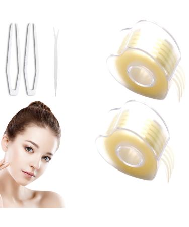 Glue-Free Invisible Double Eyelid Invisible Double Eyelid Sticker Glue-Free Invisible Double Eyelid Tape (Small Beige) Small Beige
