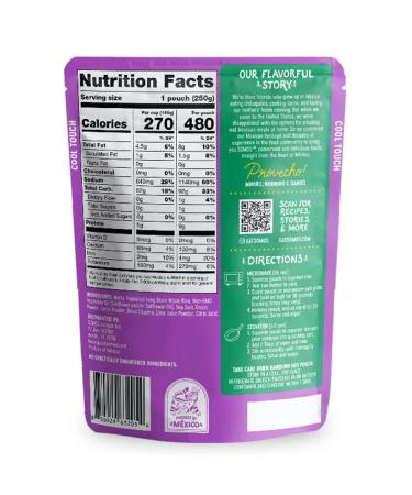 SOMOS Cilantro Lime White Rice 8.8 oz Pouch (Pack of 6) - Gluten-Free, Non-GMO, Vegan Microwavable Meals - Buy Online on SooperMarket.com