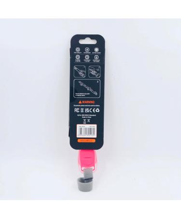 Buy Laroo Waterproof LED Light Band for Dogs & Cats - Bright Easy Attach Flashing Collar Light in Pink - Buy Online on SooperMarket.com