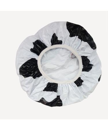 Set of 2 Waterproof Cartoon Shower Cap for Kids - Cute 3D Animal Designs (Cows + Shark) - Perfect for Spa, Swimming, and Bath Time - Buy Online on SooperMarket.com