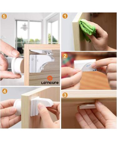 LATTCURE Baby Safety Locks - 36 Pcs Childproofing Set (Baby Locks-2) - Buy Online on SooperMarket.com