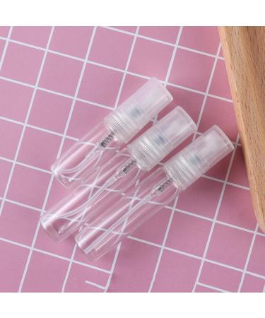 12 x 3ml Clear Mini Glass Spray Bottles - Refillable Perfume & Makeup Atomizers - Portable Travel Cosmetic Containers - Buy Online on SooperMarket.com