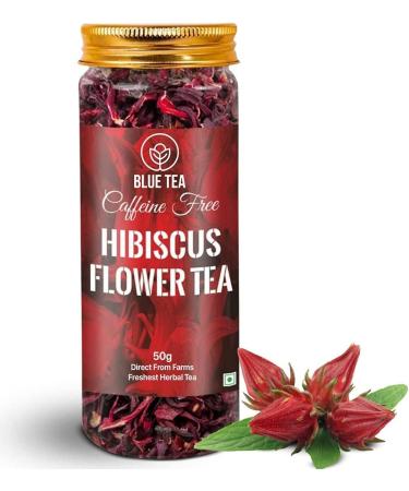 BLUE TEA - Hibiscus Flower Herbal Tea 100 Gram (Pack of 2) || NATURAL COLORANT | Detox || Used for Iced Tea Cocktails Mocktail & Syrups - Vegan - GMO Free | - Buy Online on SooperMarket.com
