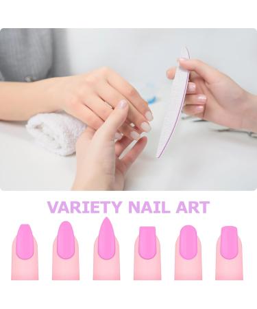 Professional Nail Files 20 Pieces Professional Double-Sided Reusable Nail File 100/180 Grit for Nail Salons DIY Nail Art at Home - Buy Online on SooperMarket.com