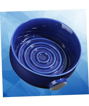 Angoily Shaving Bowl Set for Men - 2 Ceramic Soap Shells 11.5x11.5cm - Perfect for Shaving Foam & Brush - International Shipping Available - Buy Online on SooperMarket.com