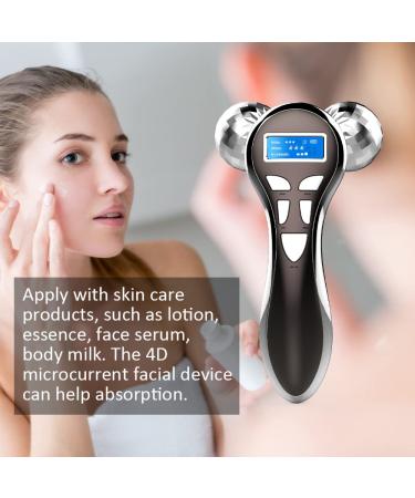 Microcurrent Facial Device  Microcurrent Face Massager Roller  4D Facial Massager Beauty Skin Care Tool for Face Eye Neck  Gift for Women - Buy Online on SooperMarket.com