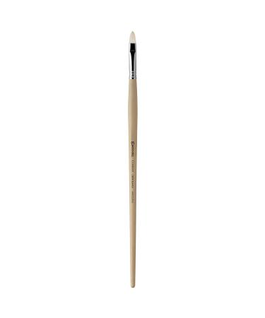 Escoda Clasico Series 4528 Long Handle Artist Oil & Acrylic Paint Brush, Chungking Hog Bristle, Size 8, Short Filbert Size 8 Short Filbert