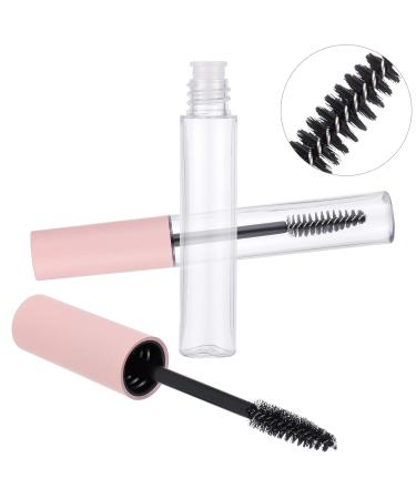 Adakel 5 Pieces Empty Mascara Bottle Set - 10ml Pink Eyelash Tubes with Wand for DIY Eyelash Cream - Buy Online on SooperMarket.com