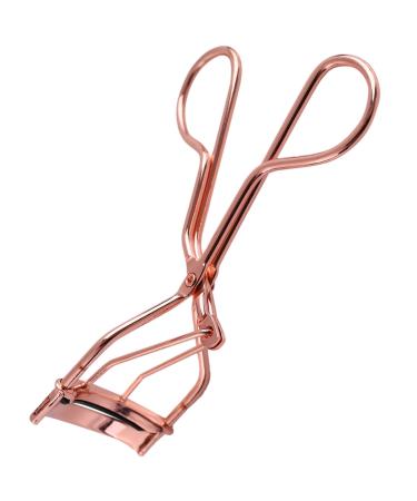 Bcowtte 1pc Rose Gold Makeup Eyelash Curler Curling Stainless Steel Grip Eyelash Clip Eyelash Cosmetic Makeup Tools Accessories